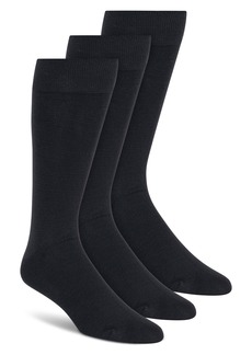DKNY 3-Pack Crew Socks in Black at Nordstrom Rack