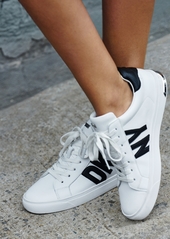 Dkny Abeni Platform Low Top Sneakers - Bright White/ Silver