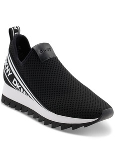 Dkny Alani Slip-On Signature Platform Sneakers - Black