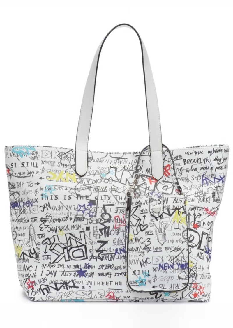 DKNY Dkny Ashlee Graffiti Tote | Handbags