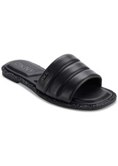 Dkny Bethea Quilted Slip-On Slide Sandals - Black