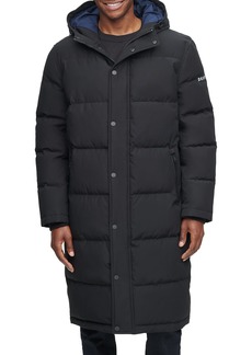 DKNY Big & Tall Men's Arctic Cloth Hooded Extra Long Parka Jacket