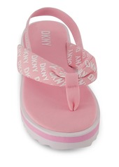 Dkny Big Girls Flatform Sandals - Pink
