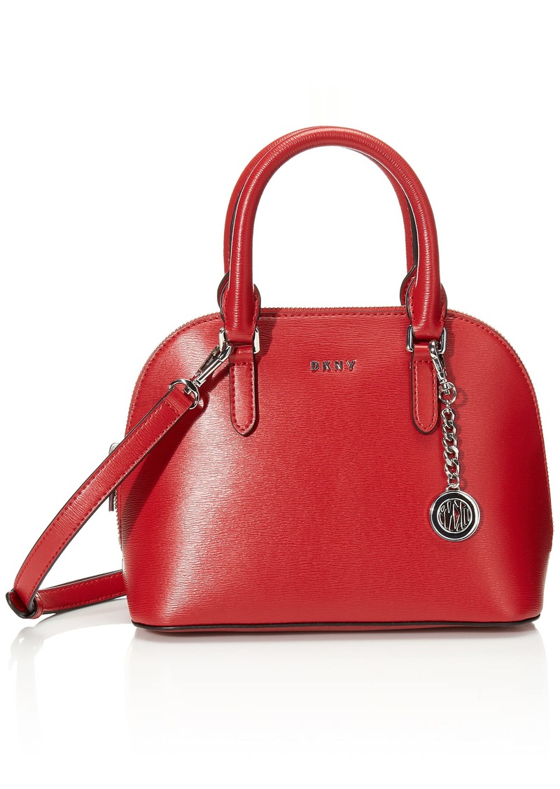 DKNY Bryant Dome Satchel Bright RED