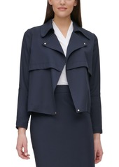 Dkny Cropped Open-Front Jacket