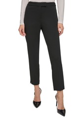 Dkny Essential Slim Leg Ankle Pants - Flame