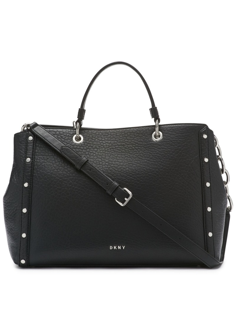 dkny gianna leather tote