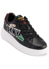 Dkny Jewel City Signs Lace-Up Low-Top Platform Sneakers - Bright White