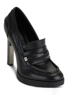 Dkny Women's Julianne Slip-On Zipper Loafer Pumps - Black