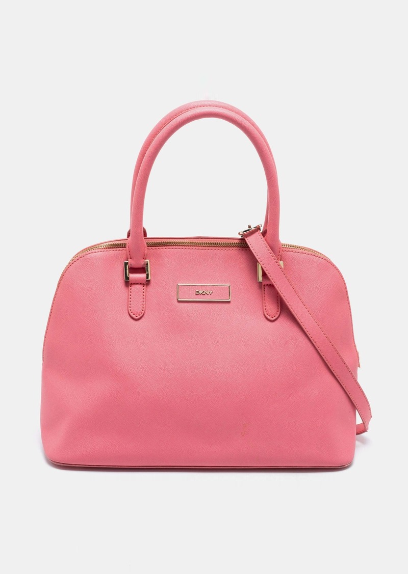 Dkny Leather Dome Satchel