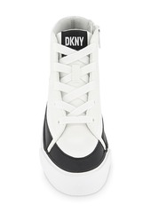 Dkny Little and Big Girls Hannah Leena High Top Sneaker - Black/White