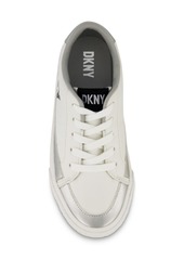 Dkny Little and Big Girls Hannah Marabel Lace Up Low Top Sneakers - White