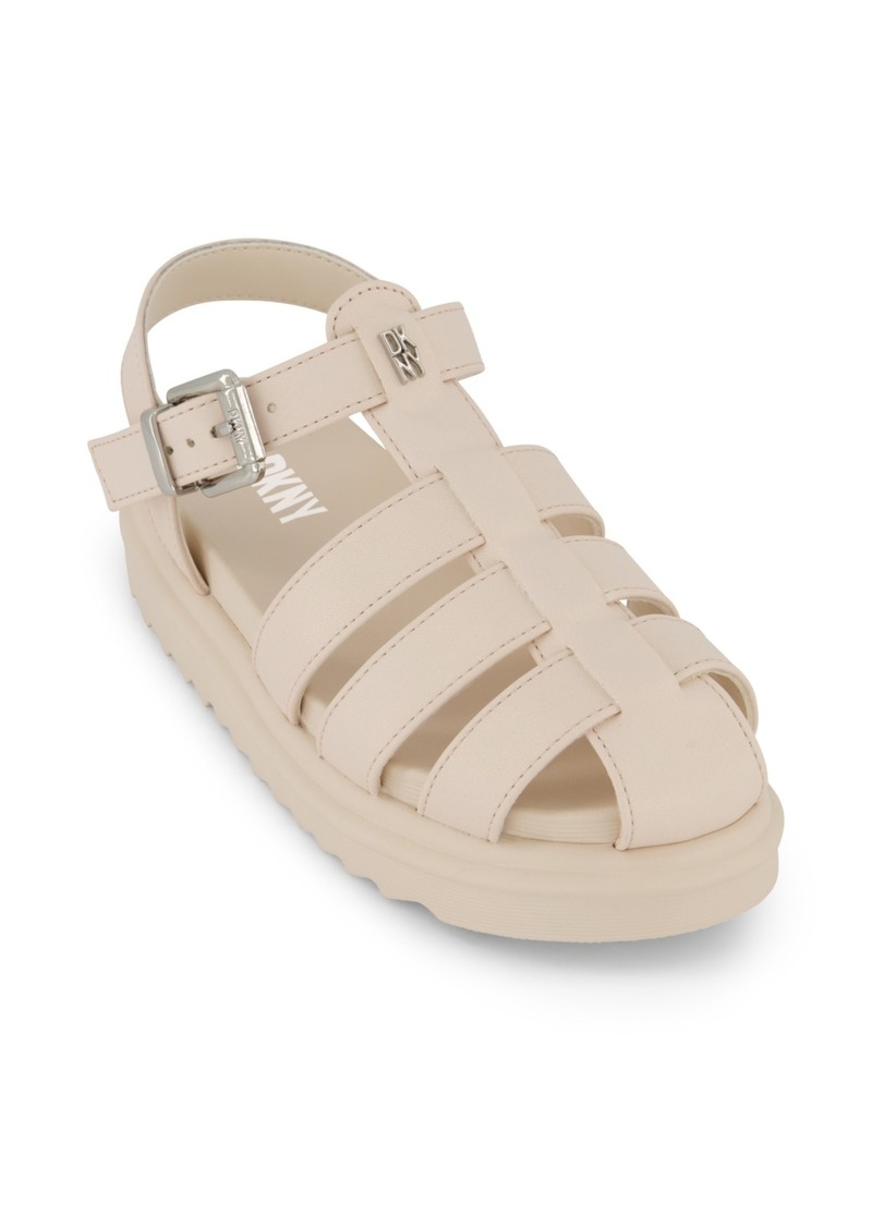 Dkny Little and Big Girls Lucile Lorena Closed Toe Sandals - Champagne