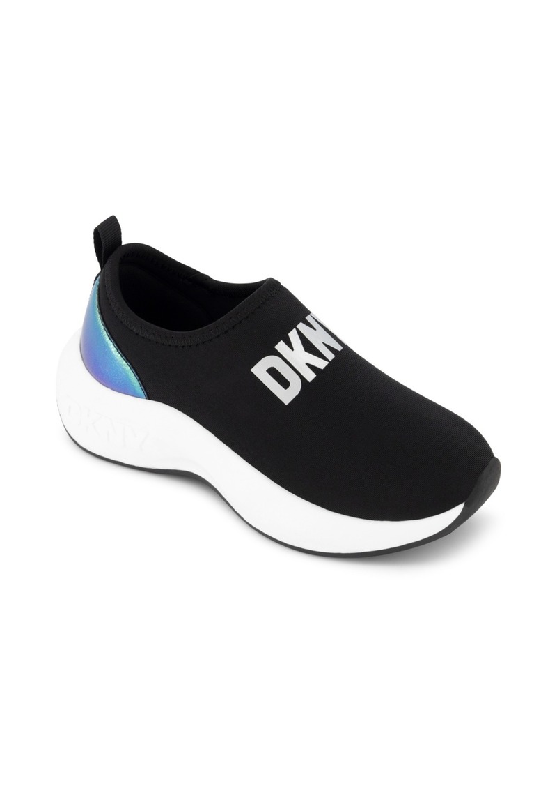 Dkny Little and Big Girls Taylor Tanya Slip On Sneakers - Black