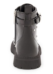 Dkny Big Girls Ava Dila Moto Side Zipper Boot - Black