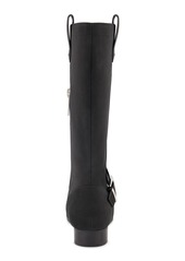 Dkny Little Girls Ellie Studded Strap Tall Riding Boots - Black