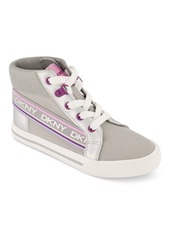 Dkny Little Girls Hannah Elastic Sneakers - Taupe
