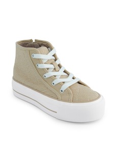 Dkny Little Girls Katie Tall Lace-Up Sneakers - Taupe