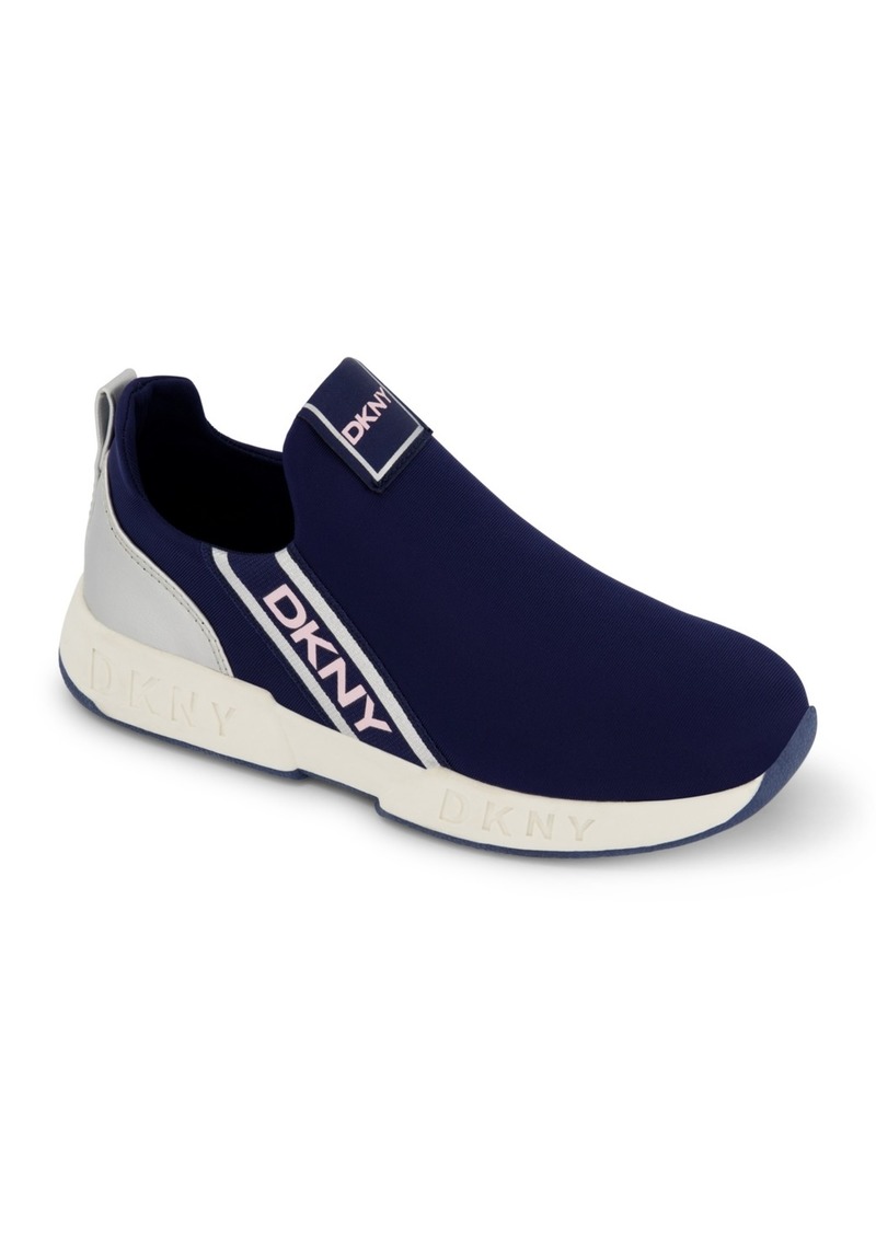 Dkny Little Girls Slip On Sneakers - Navy