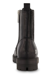 Dkny Little Girls Stassi Menia Moto Side Zipper Boot - Black