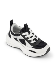 Dkny Little Girls Taylor Teresa Slip On Sneakers - Black, White