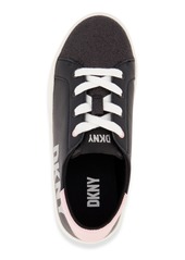 Dkny Little Girls Tennis Lace Up Sneakers - Black