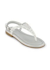 Dkny Little Girls Thong Flat Sandals - White