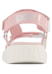 Dkny Big Girls Wedge Sandals - Iridescent