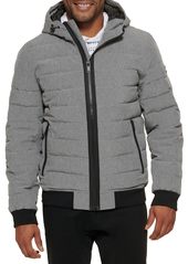 DKNY Men's 3-in-1 Soft Shell Systems Jacket with Fleece Liner