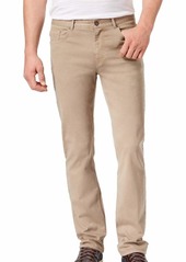 DKNY Men's 5 Pocket Solid Slim-Straight Flat Front Cotton Twill Pant  29Wx30L