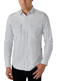 Dkny Men's Fulton Gingham Long-Sleeve Button-Up Shirt