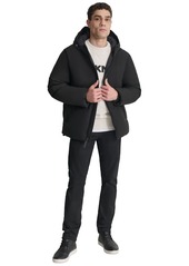 Dkny Men's Hooded Full-Zip Jacket - Navy