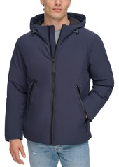 Dkny Men's Hooded Full-Zip Jacket - Navy