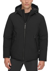 Dkny Men's Hooded Full-Zip Jacket - Olive