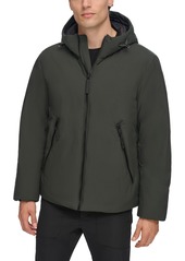 Dkny Men's Hooded Full-Zip Jacket - Navy