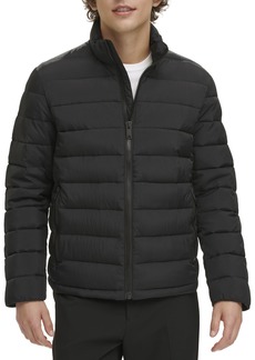 DKNY Men's Jon Quilted Stand Collar Puffer Jacket