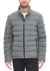 DKNY Men's Jon Quilted Stand Collar Puffer Jacket  XXX-Large