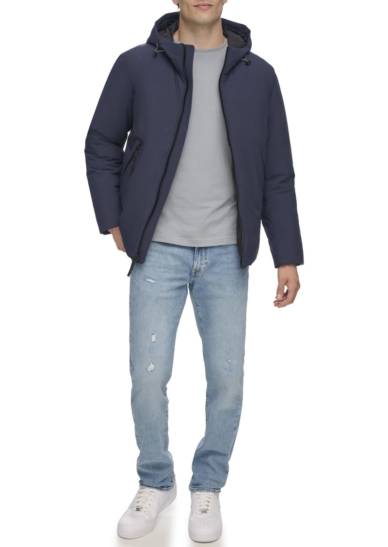 DKNY Men's Mid-Weight Zip Front Hoody