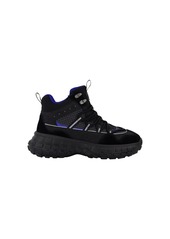 Dkny Men's Mixed Media Hi Top Lightweight Sole Trekking Sneakers - Black