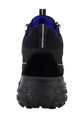 Dkny Men's Mixed Media Hi Top Lightweight Sole Trekking Sneakers - Black