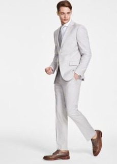 Dkny Mens Modern Fit Natural Neat Suit Separates