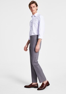 Dkny Men's Modern-Fit Solid Dress Pants - Grey