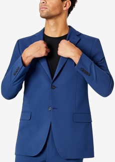 Dkny Men's Modern-Fit Stretch Suit Jacket - Blue Solid