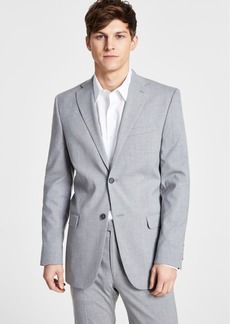 Dkny Men's Modern-Fit Stretch Suit Jacket - Light Grey