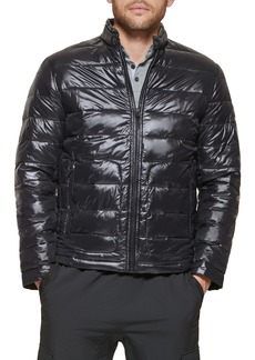 DKNY Men's Perlized Lightweight Quilted Puffer Jacket