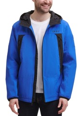 Dkny Men's Regular-Fit Hooded Rain Jacket
