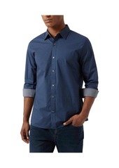 Dkny Men's Remy Stretch Poplin Long Sleeve Shirt - Deep dive