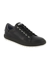 Dkny Men's Smooth Leather Sawtooth Sole Sneakers - Navy