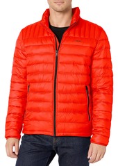 DKNY Men's Water Resistant Ultra Loft Quilted Packable Puffer Jacket