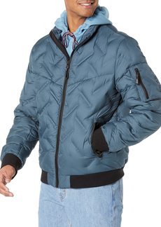 DKNY Men's Welded Quilted Bomber Jacket